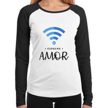 Baby Look Raglan Espalhe amor Manga Longa - Foca na Moda Baby Look Raglan Espalhe amor Manga Longa - Foca na Moda
