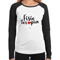 Baby Look Raglan Fisioterapia por amor Manga Longa - Foca na Moda Baby Look Raglan Fisioterapia por amor Manga Longa - Foca na Moda