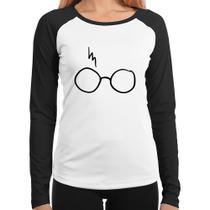 Baby Look Raglan Flash Sunglasses Manga Longa - Foca na Moda
