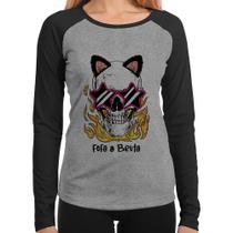 Baby Look Raglan Fofa & Bruta Manga Longa - Foca na Moda Baby Look Raglan Fofa & Bruta Manga Longa - Foca na Moda