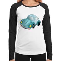 Baby Look Raglan Fusca Besouro Manga Longa - Foca na Moda Baby Look Raglan Fusca Besouro Manga Longa - Foca na Moda