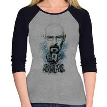 Baby Look Raglan Heisenberg Say My Name Manga 3/4 - Foca na Moda