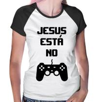 Baby Look Raglan Jesus está no controle - Foca na Moda Baby Look Raglan Jesus está no controle - Foca na Moda