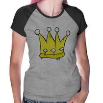 Baby Look Raglan King and Queen Crown - Foca na Moda