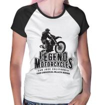 Baby Look Raglan Legend Motorcycle - Foca na Moda