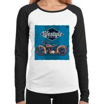 Baby Look Raglan Life on the road Manga Longa - Foca na Moda Baby Look Raglan Life on the road Manga Longa - Foca na Moda