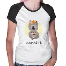 Baby Look Raglan Llamastê - Foca na Moda