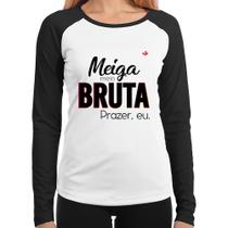Baby Look Raglan Meiga meio bruta Manga Longa - Foca na Moda Baby Look Raglan Meiga meio bruta Manga Longa - Foca na Moda