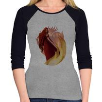 Baby Look Raglan Melisandre Art Manga 3/4 - Foca na Moda