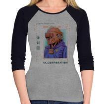 Baby Look Raglan Metaverse Corporation Manga 3/4 - Foca na Moda Baby Look Raglan Metaverse Corporation Manga 3/4 - Foca na Moda