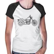 Baby Look Raglan Moto Custom - Foca na Moda