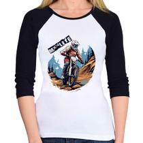 Baby Look Raglan MX4Life Manga 3/4 - Foca na Moda