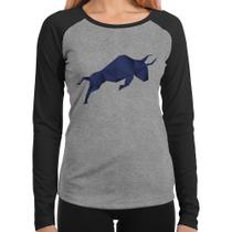 Baby Look Raglan Polymath Manga Longa - Foca na Moda