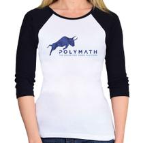 Baby Look Raglan Polymath The Securities Token Platform Manga 3/4 - Foca na Moda