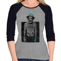 Baby Look Raglan Que que foi, que que foi, que que há Manga 3/4 - Foca na Moda