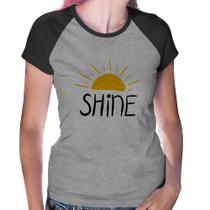 Baby Look Raglan Shine - Foca na Moda