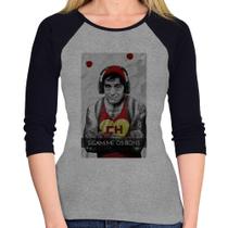 Baby Look Raglan Sigam-me os bons Manga 3/4 - Foca na Moda Baby Look Raglan Sigam-me os bons Manga 3/4 - Foca na Moda