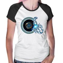 Baby Look Raglan Signo Câncer Astrologia - Foca na Moda