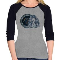 Baby Look Raglan Signo Virgem Astrologia Manga 3/4 - Foca na Moda