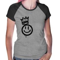 Baby Look Raglan Smile Kingdom - Foca na Moda