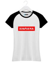 Baby Look Raglan Souplena Frases Tumblr Moda - Sou Plena