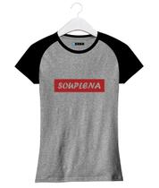 Baby Look Raglan Souplena Frases Tumblr Moda - Sou Plena