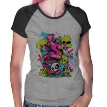 Baby Look Raglan Street Style - Foca na Moda Baby Look Raglan Street Style - Foca na Moda