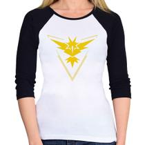 Baby Look Raglan Team Instinct Manga 3/4 - Foca na Moda Baby Look Raglan Team Instinct Manga 3/4 - Foca na Moda