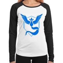 Baby Look Raglan Team Mystic Manga Longa - Foca na Moda