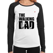 Baby Look Raglan The Walking Dad Paródia Meme Manga Longa - Foca na Moda Baby Look Raglan The Walking Dad Paródia Meme Manga Longa - Foca na Moda