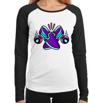 Baby Look Raglan Walk The Talk Manga Longa - Foca na Moda Baby Look Raglan Walk The Talk Manga Longa - Foca na Moda