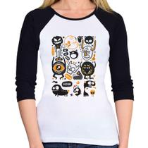 Baby Look Raglan We all have monsters within Manga 3/4 - Foca na Moda Baby Look Raglan We all have monsters within Manga 3/4 - Foca na Moda