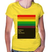 Baby Look Rainbow is the new black - Foca na Moda