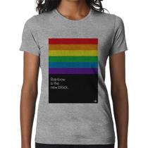 Baby Look Rainbow is the new black - Foca na Moda
