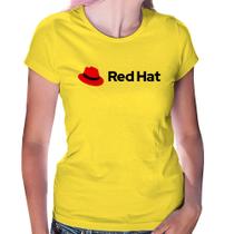 Baby Look Red Hat Linux Logo - Foca na Moda
