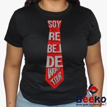 Baby Look Soy Rebelde Tour 100% Algodão - RBD - Geeko Baby Look Soy Rebelde Tour 100% Algodão - RBD - Geeko