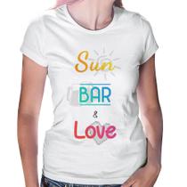Baby Look Sun Bar & Love - Foca na Moda