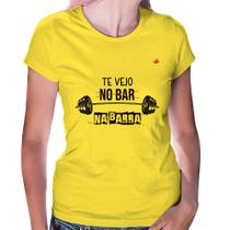 Baby Look Te vejo na barra - Foca na Moda