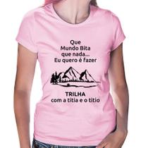 Baby Look Trilha com a titia e o titio Trekking - Foca na Moda