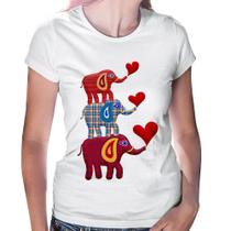 Baby Look Trio Elefantes - Foca na Moda