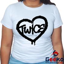 Baby Look Twice 100% Algodão 5th World Tour K-pop Once Blusa Feminina Geeko