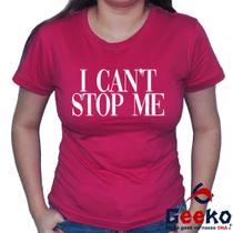 Baby Look Twice 100% Algodão I Can't Stop Me K-pop Once Blusa Feminina Geeko Baby Look Twice 100% Algodão I Can't Stop Me K-pop Once Blusa Feminina Geeko