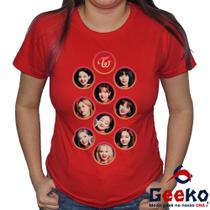 Baby Look Twice 100% Algodão K-pop Once Blusa Feminina Geeko