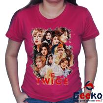 Baby Look Twice 100% Algodão Once K-pop Blusa Feminina Geeko