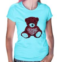 Baby Look Urso Mosaico - Foca na Moda