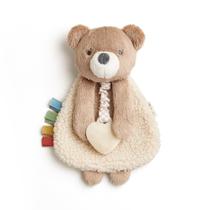 Baby Lovey Itzy Ritzy Itzy Lovey com Teether Bear Sherpa Minky Baby Lovey Itzy Ritzy Itzy Lovey com Teether Bear Sherpa Minky