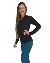 Baby Manga Longa Dry Raglan Villa Sports PRETO PRETO