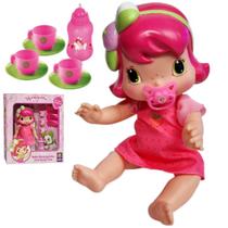 Baby Moranguinho Boneca Chazinho Acessorios Mama E Faz Xixi Baby Moranguinho Boneca Chazinho Acessorios Mama E Faz Xixi