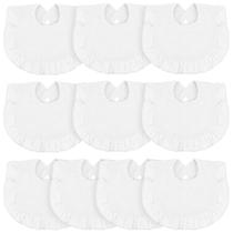 Baby Muslin Bibs Seematn Drool Bandana, 10 unidades para 0 a 3 anos Baby Muslin Bibs Seematn Drool Bandana, 10 unidades para 0 a 3 anos