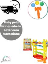 Baby Peia Brinquedo de Bater C/ Martelinho Educativo Lúdico
